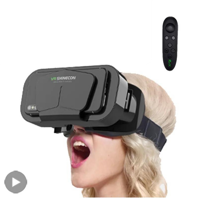 Shinecon VR Glasses! Nosso headset de realidade virtual oferece uma imersão total em jogos, vídeos e experiências interativas
