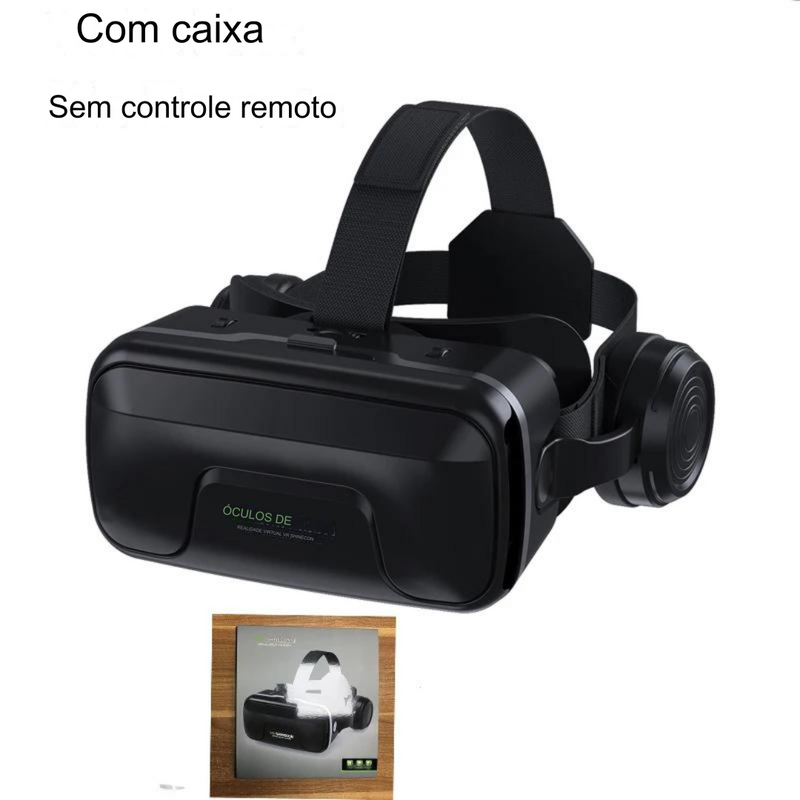 Shinecon VR Glasses! Nosso headset de realidade virtual oferece uma imersão total em jogos, vídeos e experiências interativas