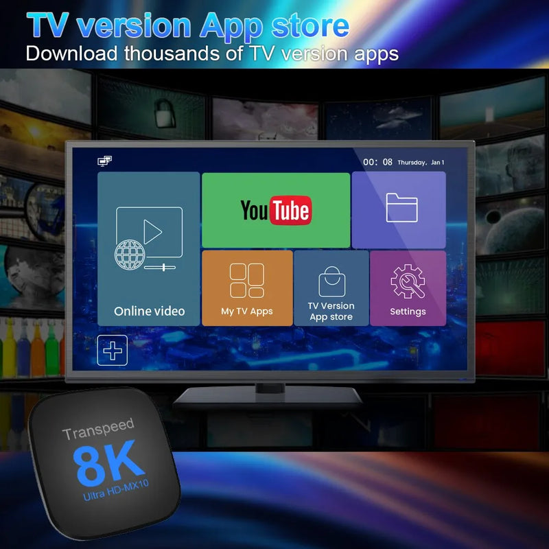 Transpeed Android 13 TV Box