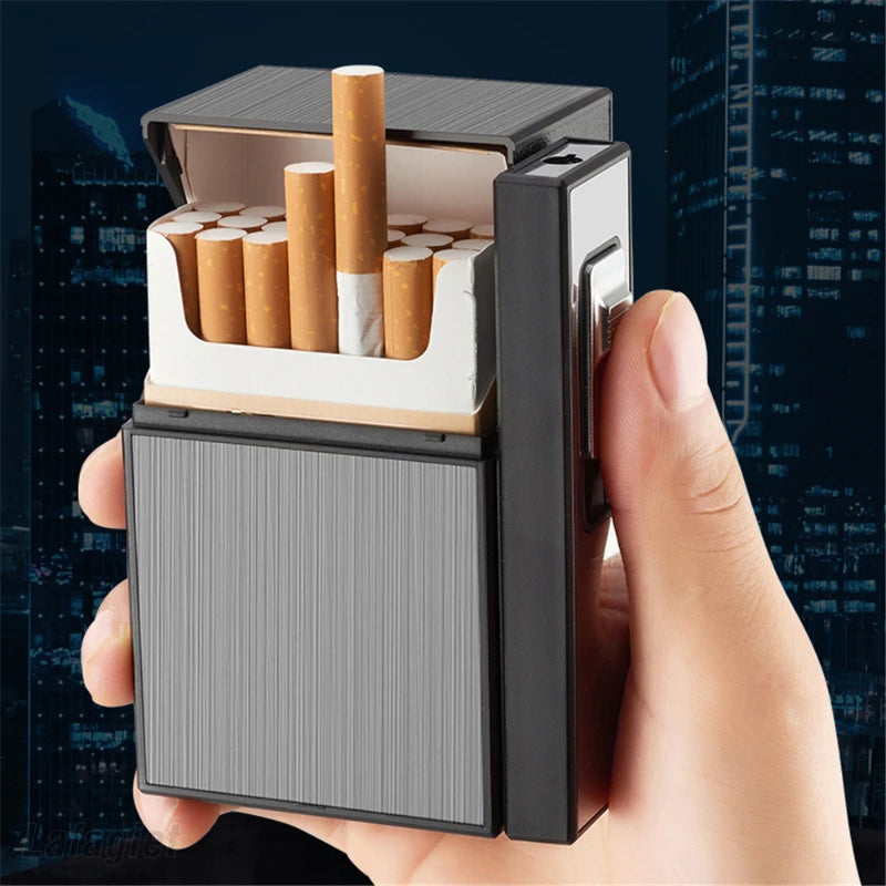 Isqueiro Dupla Finalidade + Cigarreira