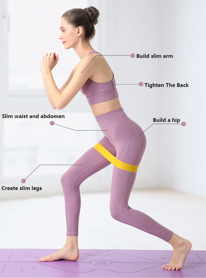 Bandas Elásticas  Ideal para Yoga, Pilates, musculação e muito mais.